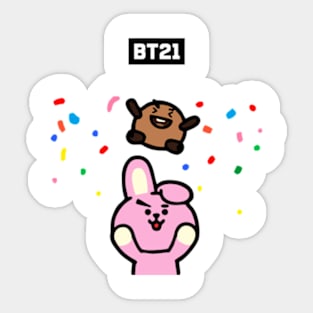 bt21 bts exclusive design 12 Sticker